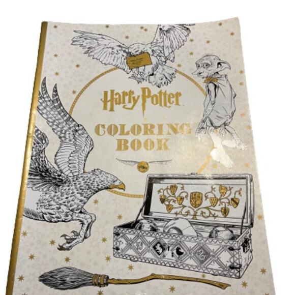 Harry Potter Adult Coloring Book By Scholastic - Picture 1 of 10